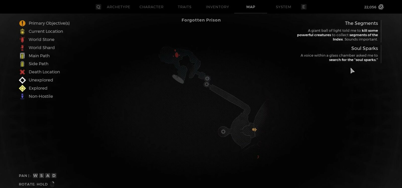 Posizione del caveau Eon in Remnant 2