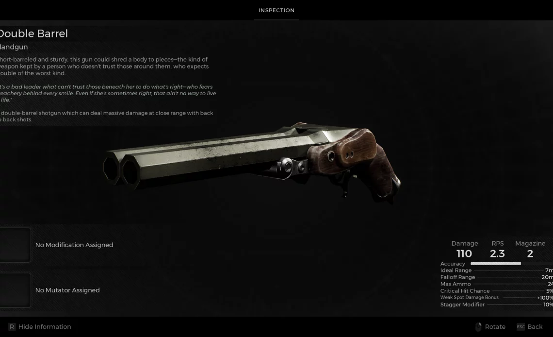 Remnant 2 Double Barrel