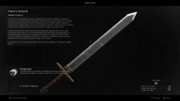 Come ottenere la spada dell'eroe in Remnant 2?