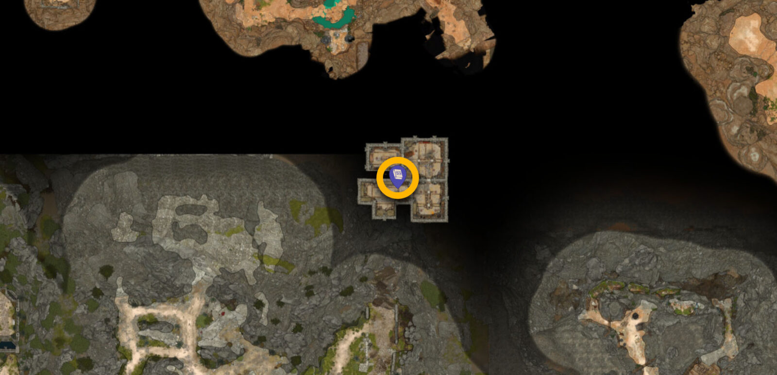 Baldur's Gate 3 Gerringothe Thorm Posizione