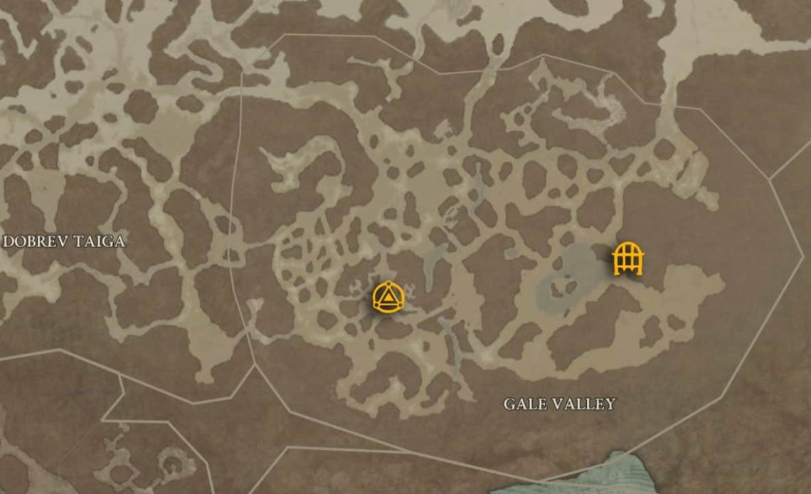 The map location of Dead Man