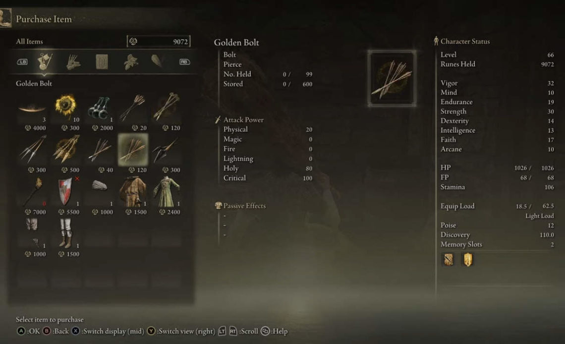 purchase arrows elden ring