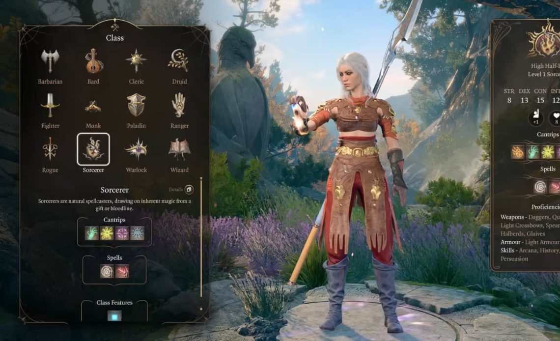 baldur's gate 3 sorcerer