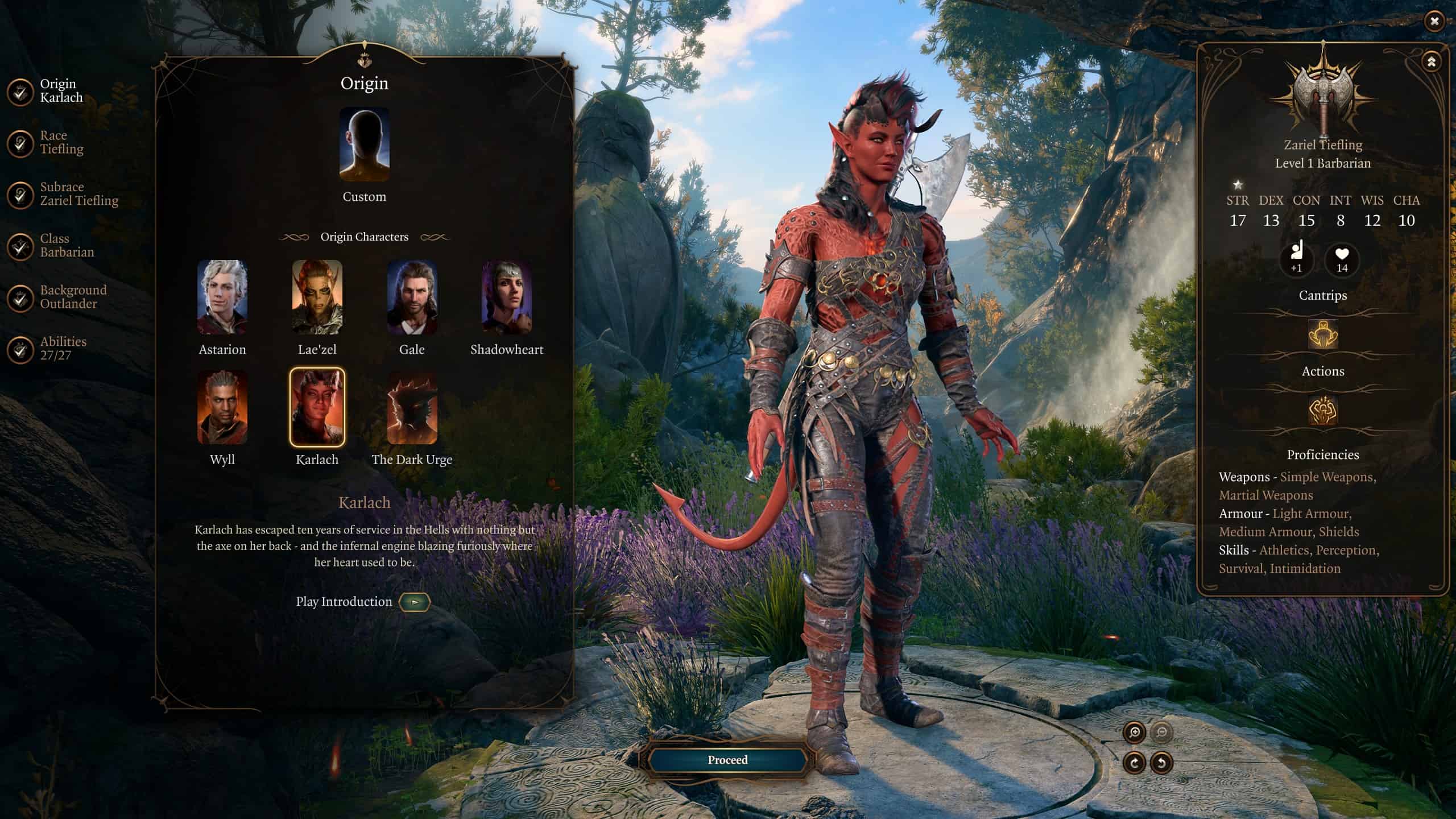 Origini della creazione del personaggio di Baldur's Gate 3