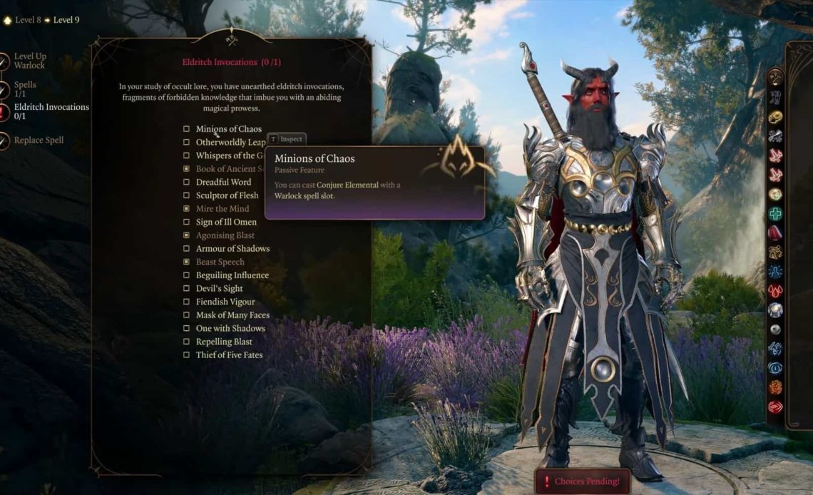 Best Eldritch Invocations In Baldur's Gate 3