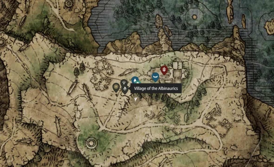 Località del Villaggio degli Albinaurici a Elden Ring