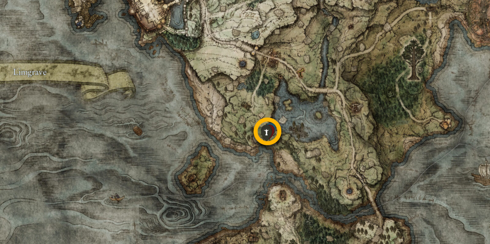 Luogo del Soldato di Godrick a Elden Ring