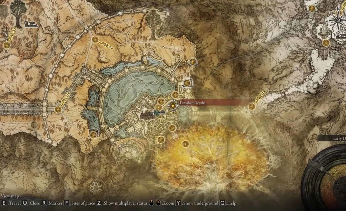 Forsaken Depths Elden ring