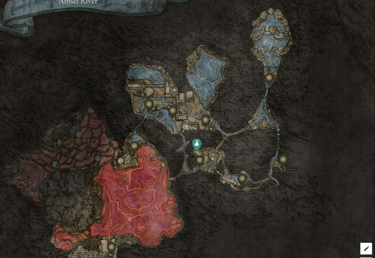 posizione mercantile eremita del fiume ainsel