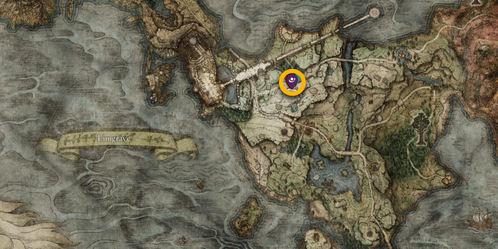 Posizione della Farfalla Ardente a Elden Ring