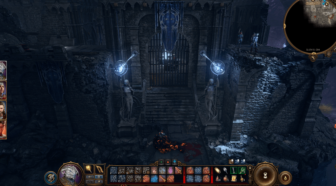 Torrette dell'avamposto selunite di Baldur's Gate 3: come disattivare le statue dei cancelli