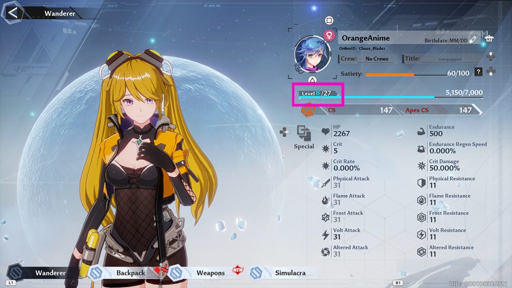 Tower of Fantasy Level Cap: qual è il livello più alto?