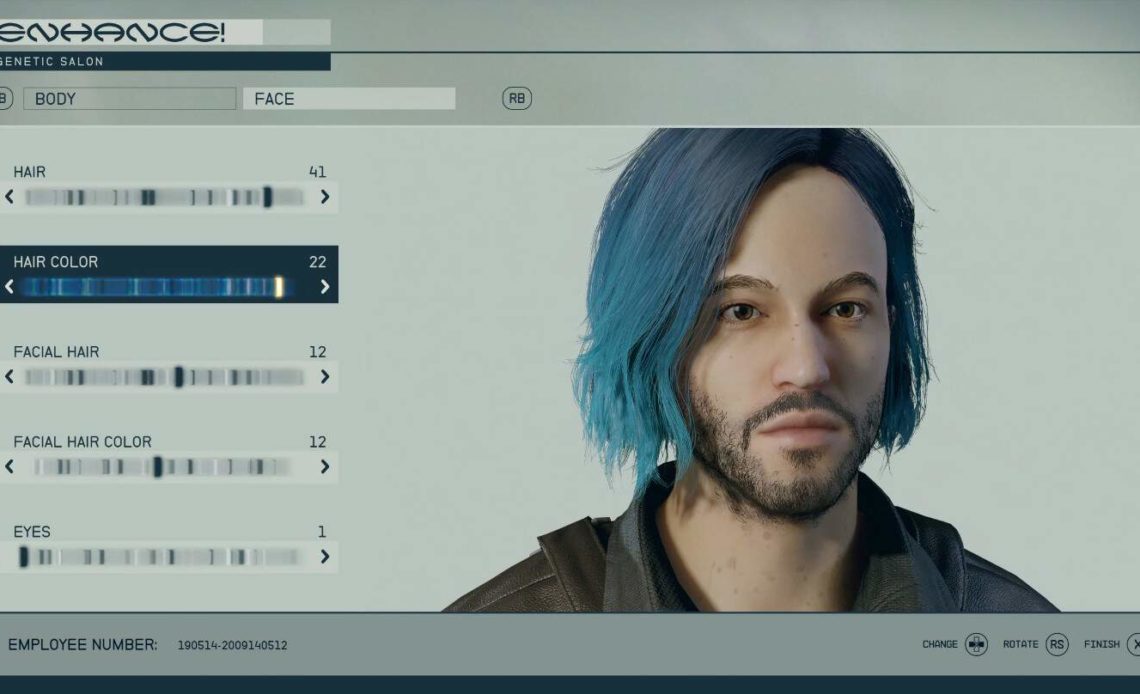 Change your appearance in Starfield