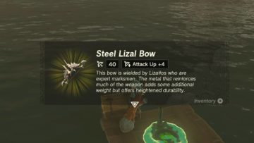 Come ottenere l'arco d'acciaio Lizal in Zelda: Tears Of The Kingdom