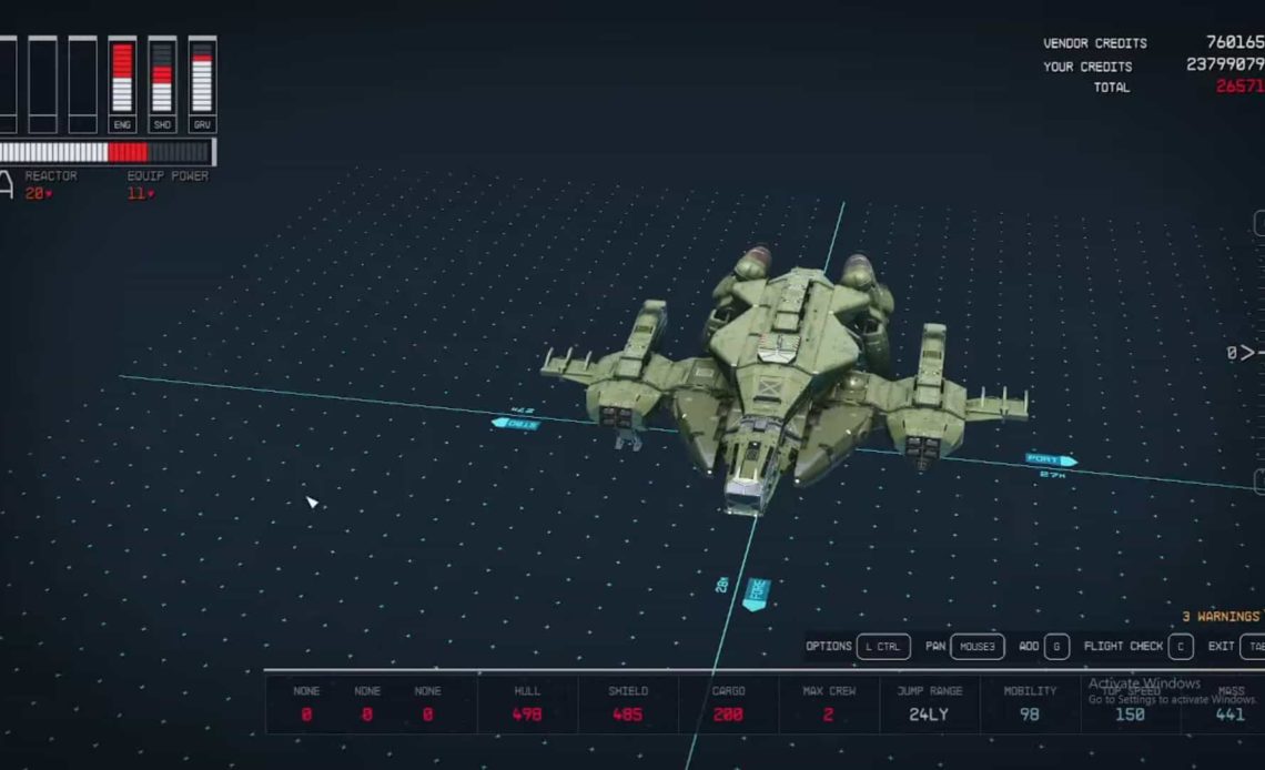 Build the Pelican Spaceship in Starfield