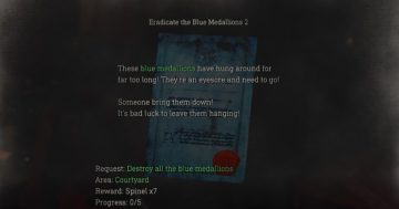 RE4 Remake Separate Ways Labirinto Sradica i medaglioni blu 2 posizioni