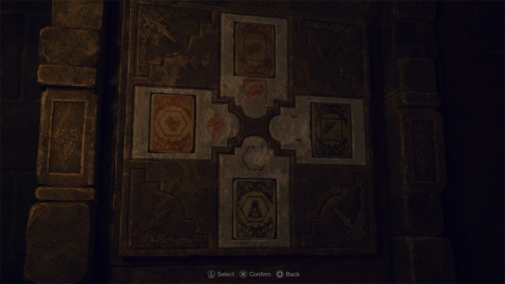 RE4 Remake Soluzione di puzzle litografico a modi separati