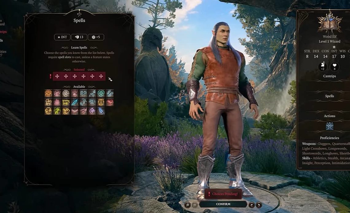 Wizard Starter Build Baldur's Gate 3