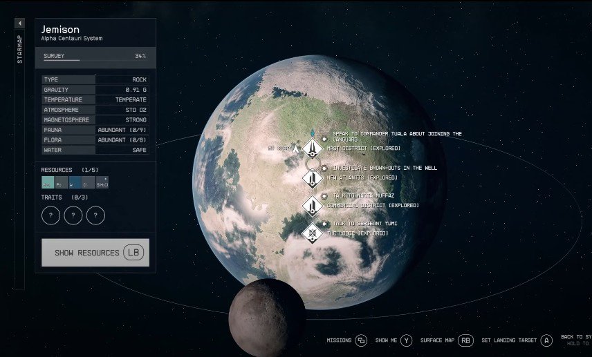 Viaggio a Nuova Atlantide a Starfield