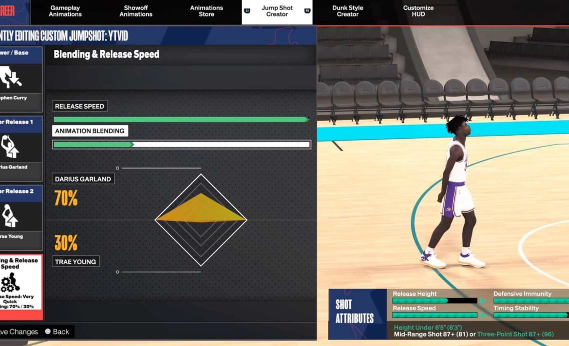 How To Create Custom Jumpshots In NBA 2K24