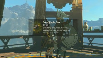 Come ottenere il grande arco dell'aquila in Zelda: Tears Of The Kingdom