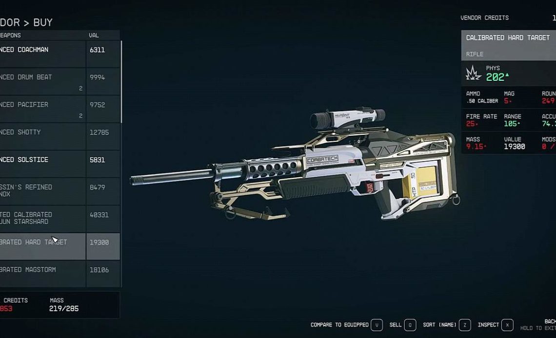 Hard Target starfield