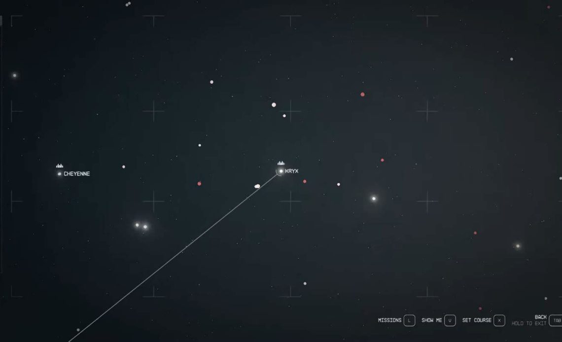 the key location in starfield