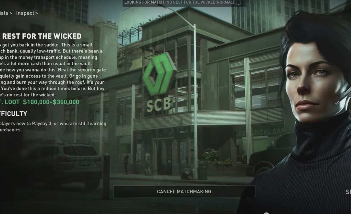 Payday 3 Matchmaking