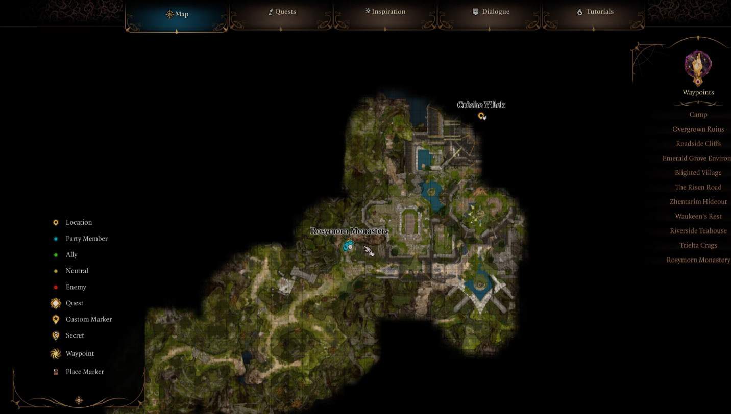 Posizione di Baldur's Gate 3 Gremishkas