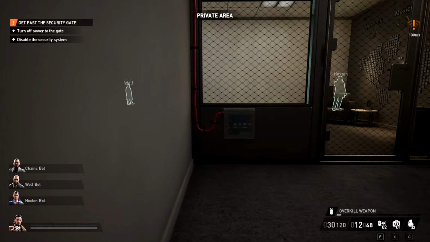 Spegni l'alimentazione al Vault Gate