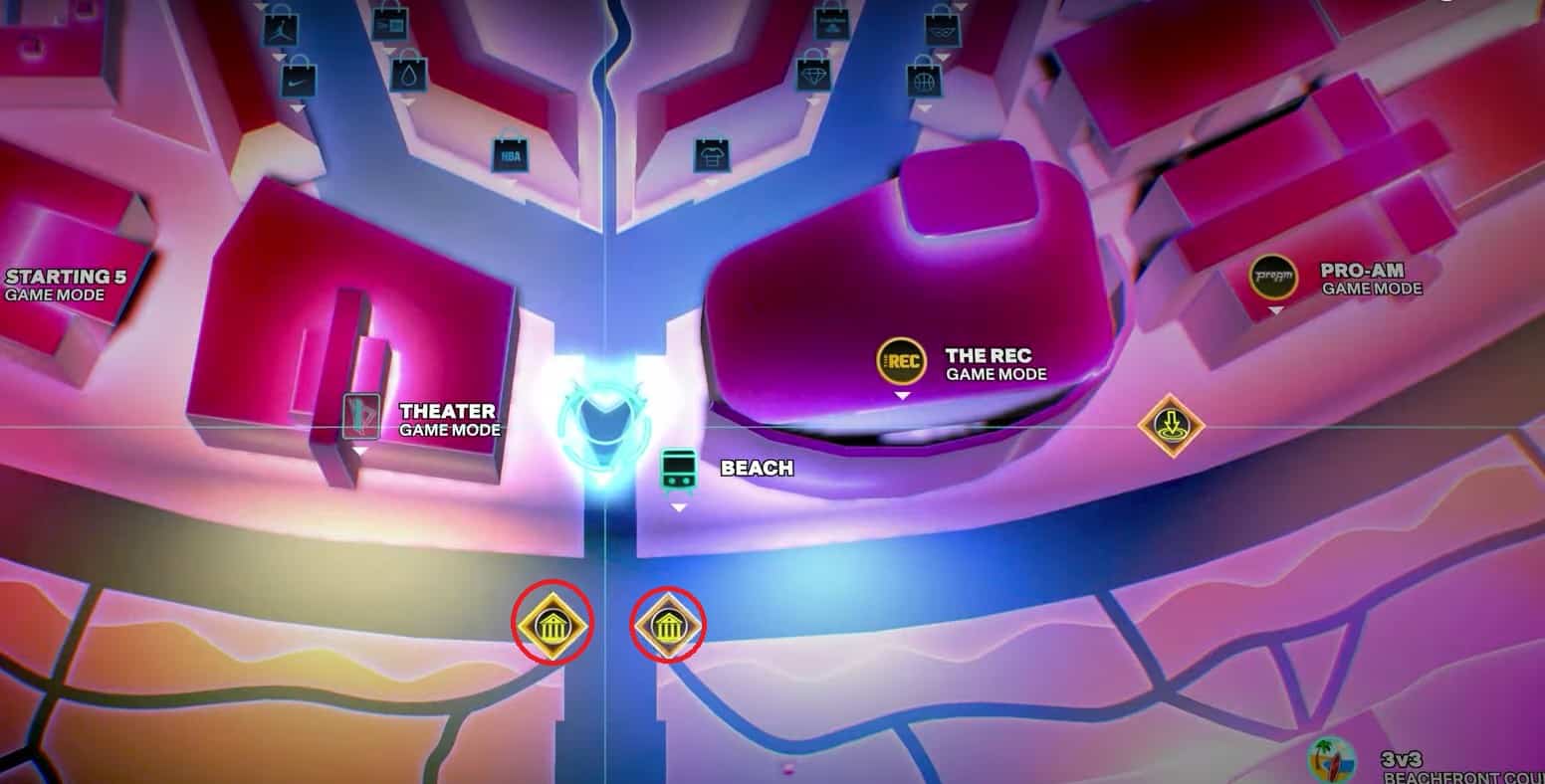 Posizione del premio NBA 2K24 Daily Spin