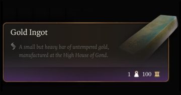 Lingotto d'oro di Baldur's Gate 3: dovrei venderlo o tenerlo?