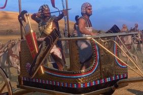 Total War: il faraone Ramesse su un carro