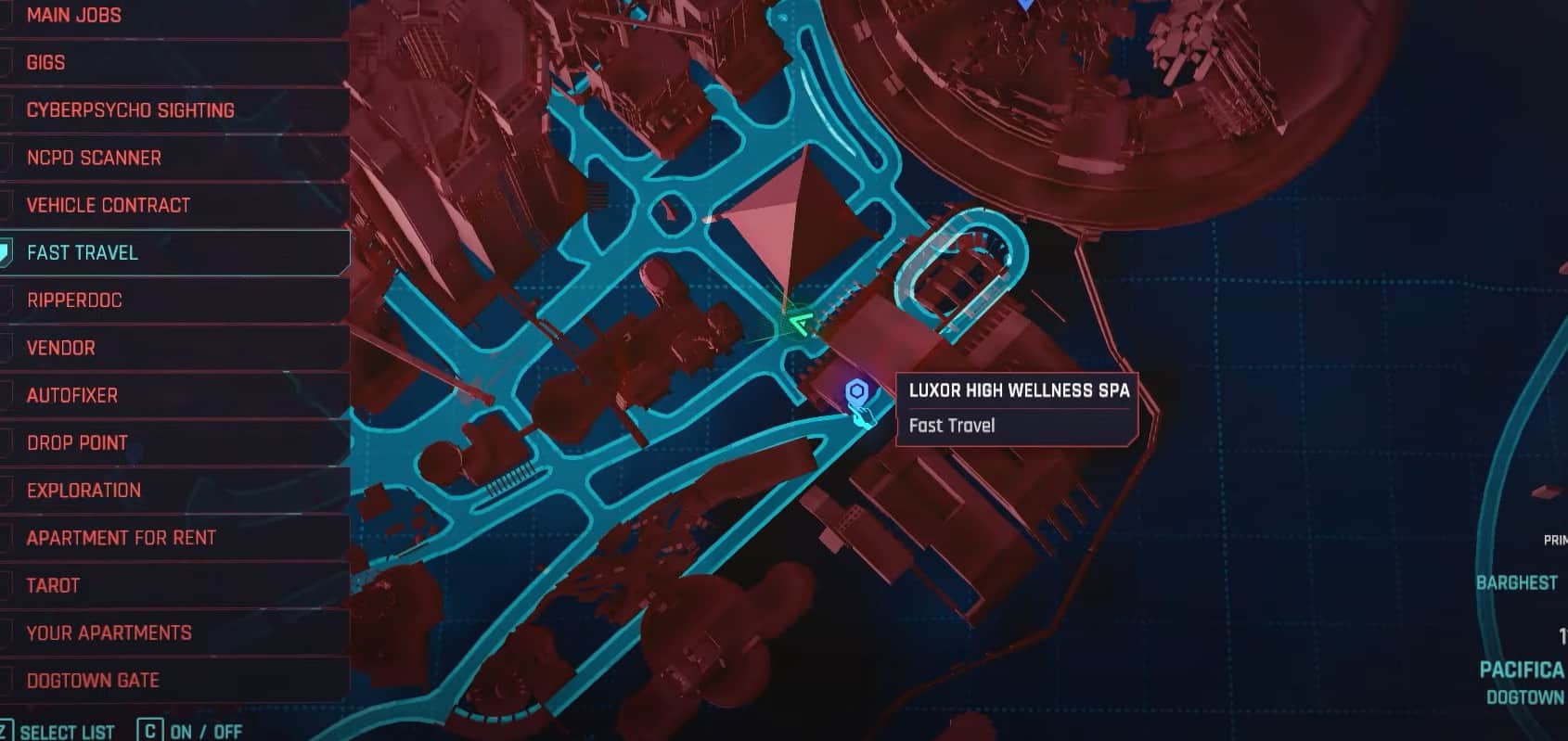 Posizioni dei terminali dati limitate di Cyberpunk 2077