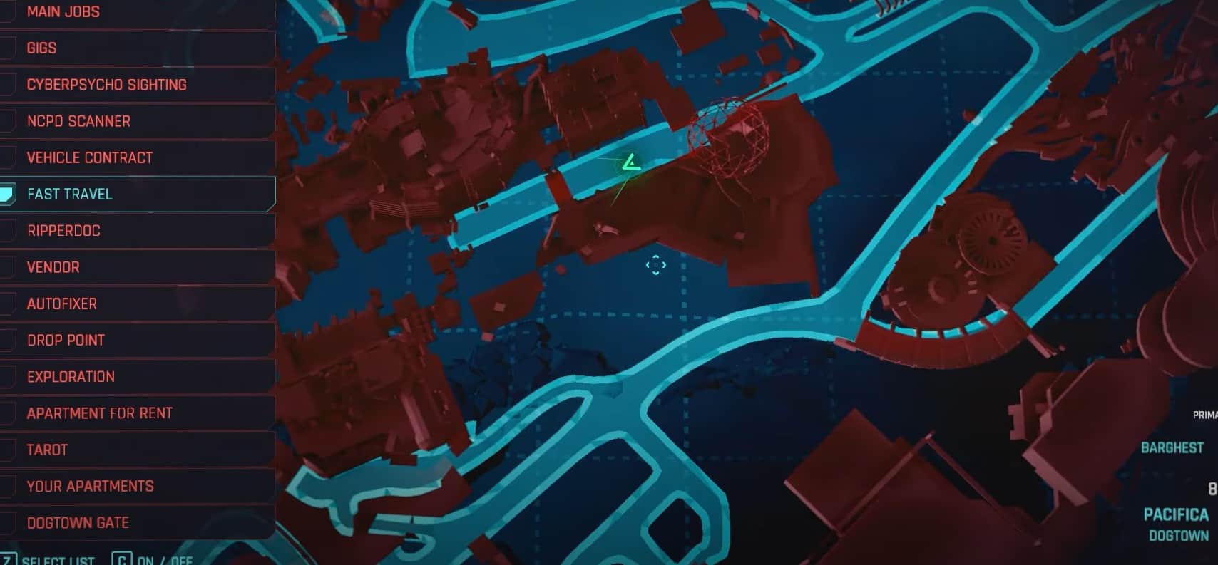 Posizioni dei terminali dati limitate di Cyberpunk 2077