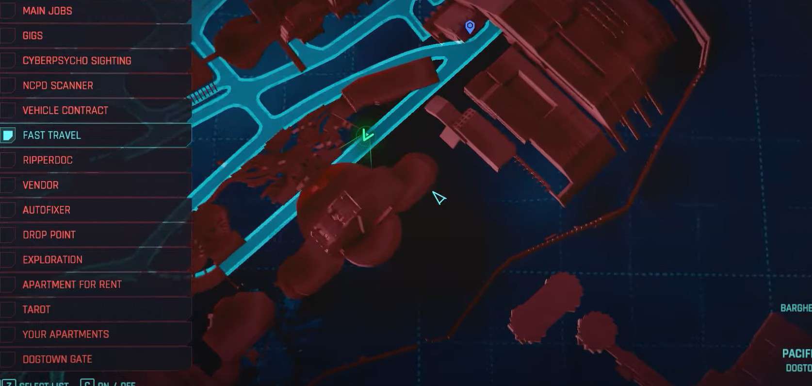 Posizioni dei terminali dati limitate di Cyberpunk 2077