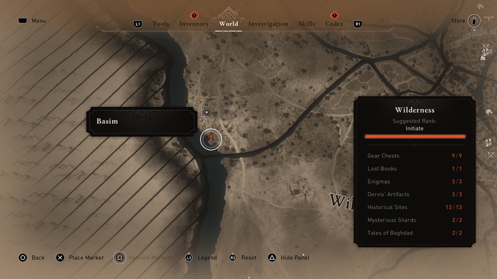 AC Mirage Left Behind Enigma: come trovare la X rossa