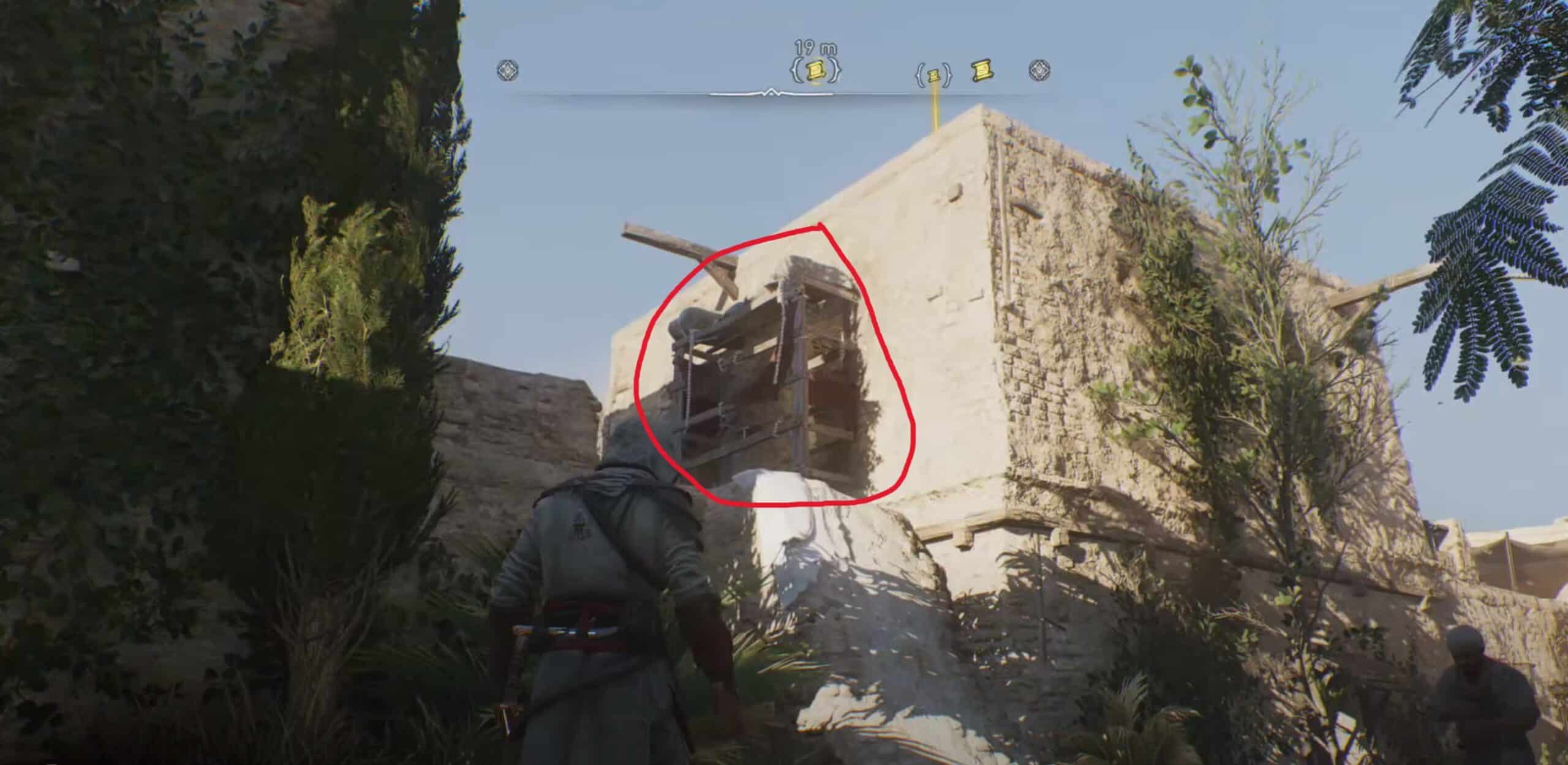 Posizione dell'enigma AC Mirage Left Behind