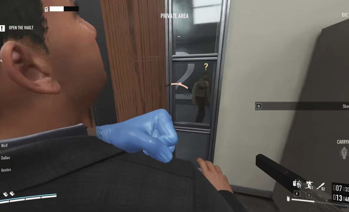 Grab an Executive in Payday 3