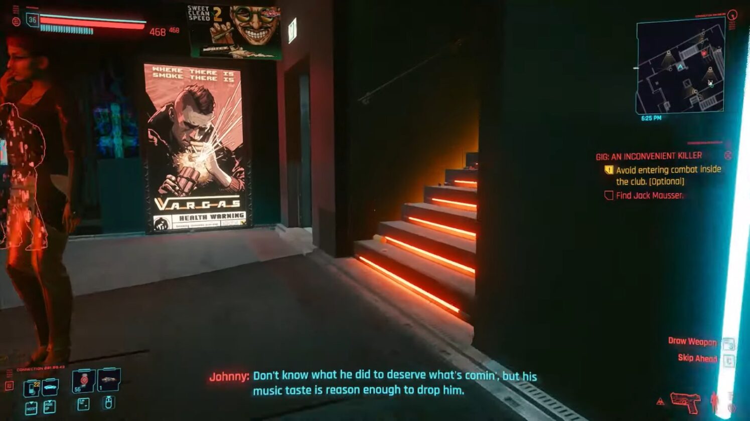 Jack Mausser Club Scale Cyberpunk 2077