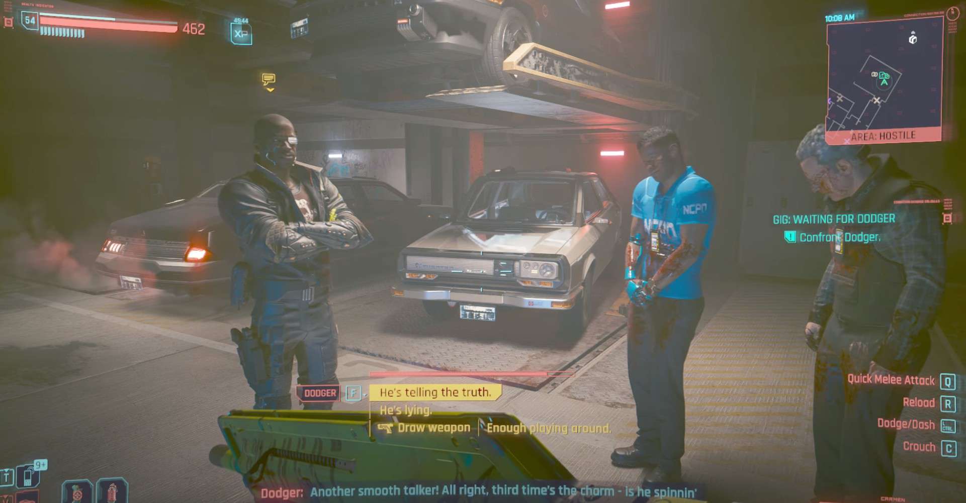 Cyberpunk 2077 aspettando Dodger