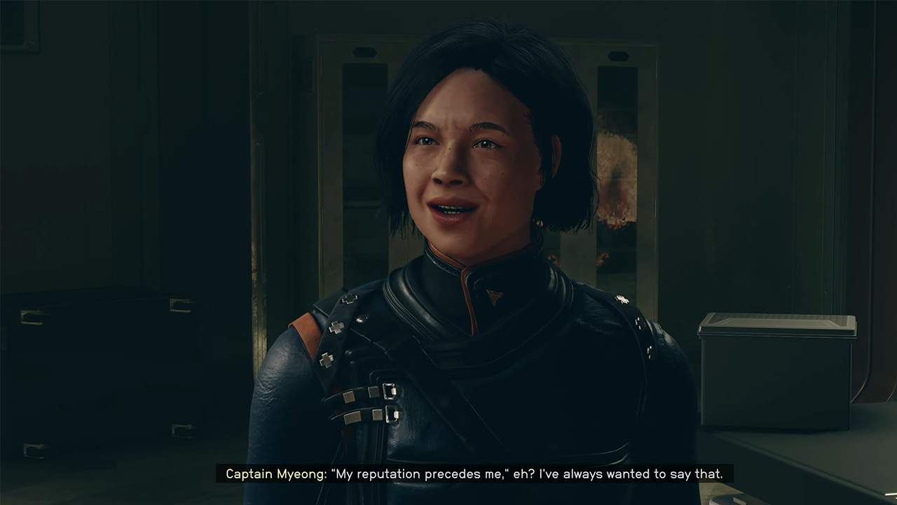 Salva il Capitano Myeong a Starfield