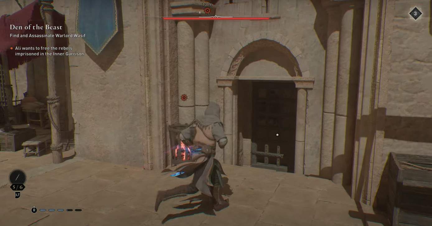 Accedi alla Prision in The Warlord Investigation in AC Mirage