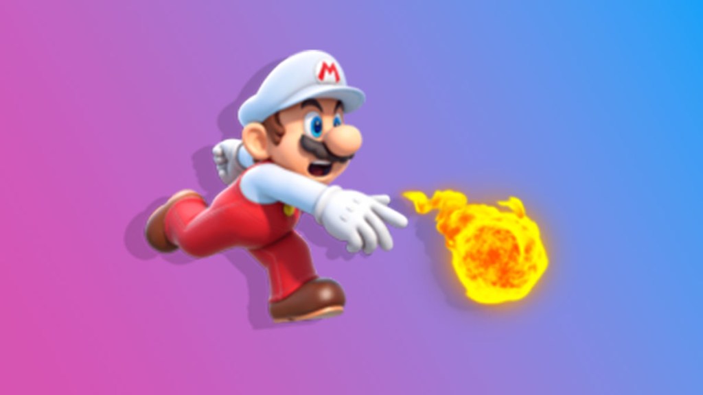 Super Mario Wonder Mario del fuoco