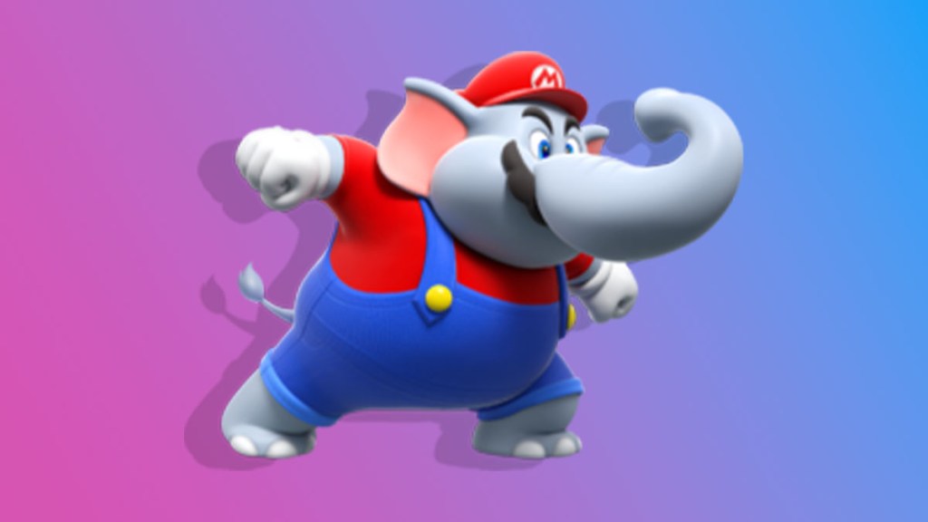 Super Mario Mario Meraviglia Elefante