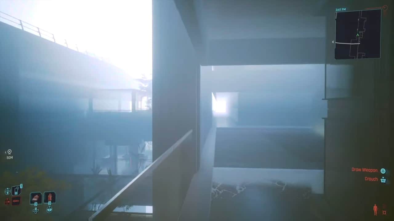 Seguire il percorso come mostrato. 