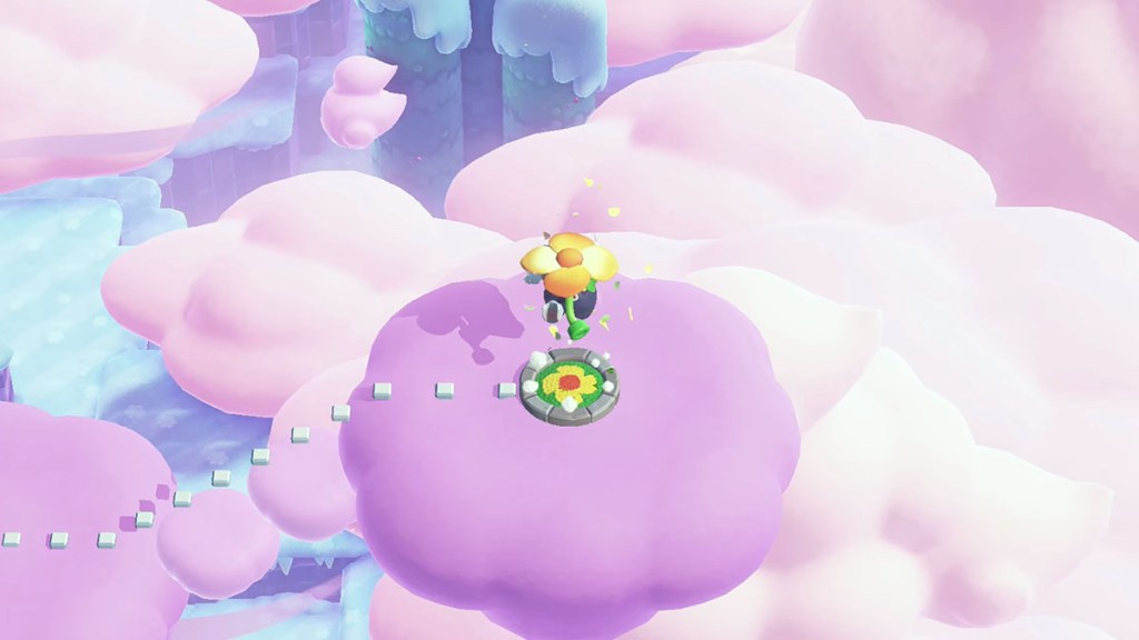 Posizione di curvatura di Super Mario Wonder Special World 2