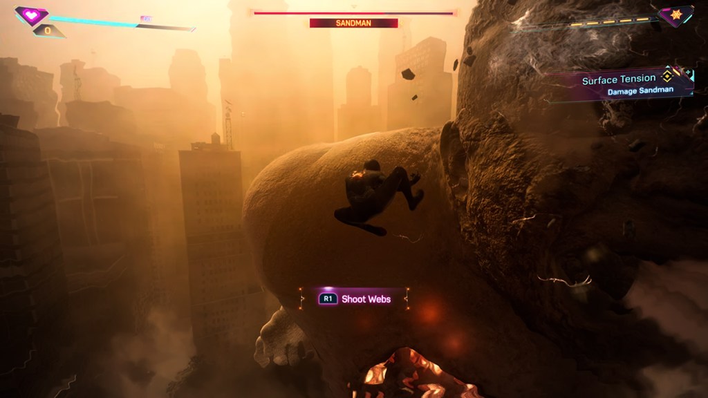 Spiderman 2 Sandman Boss Fight: come danneggiarlo