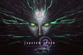 System Shock 2: Shodan su sfondo nero.