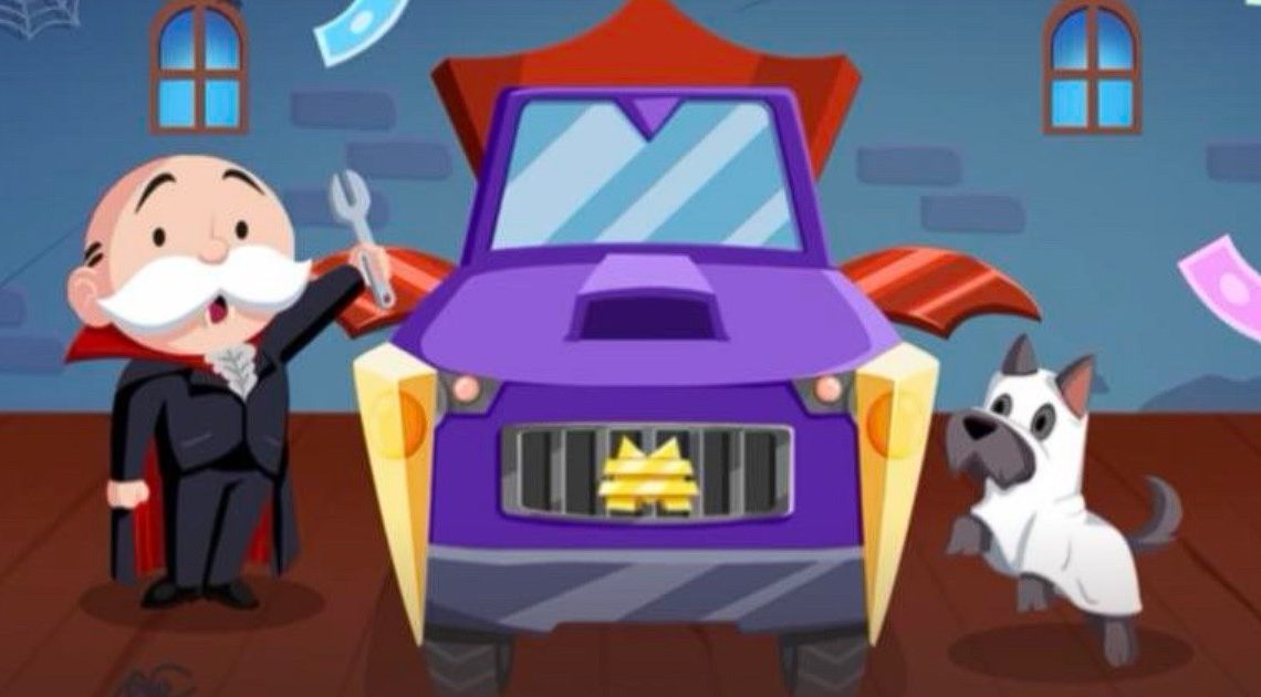 Traguardi degli eventi, elenco dei premi e programma dei partner Monopoly Go Spooky Car